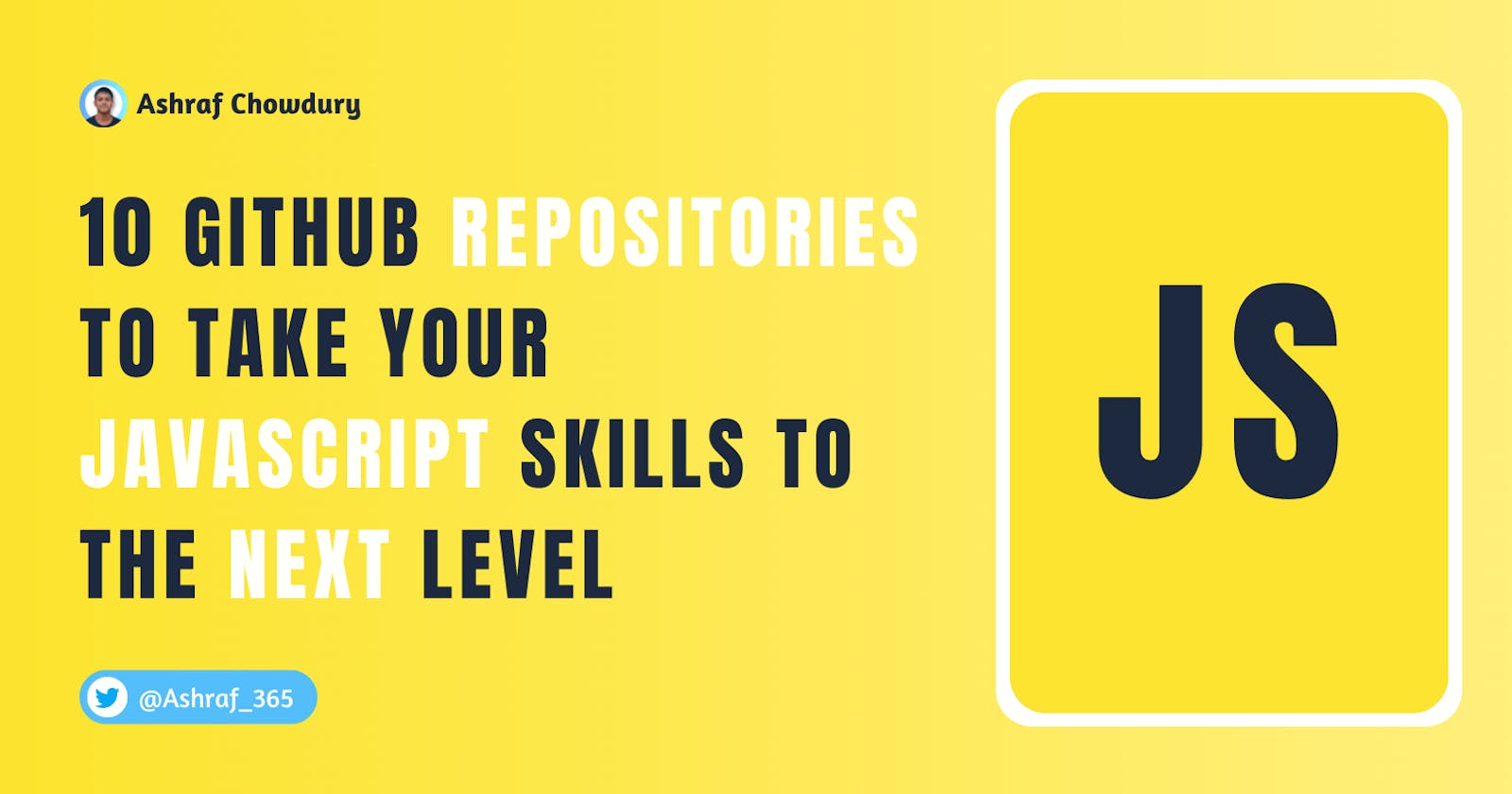 10 GitHub repositories that will take your Javascript knowledge next level