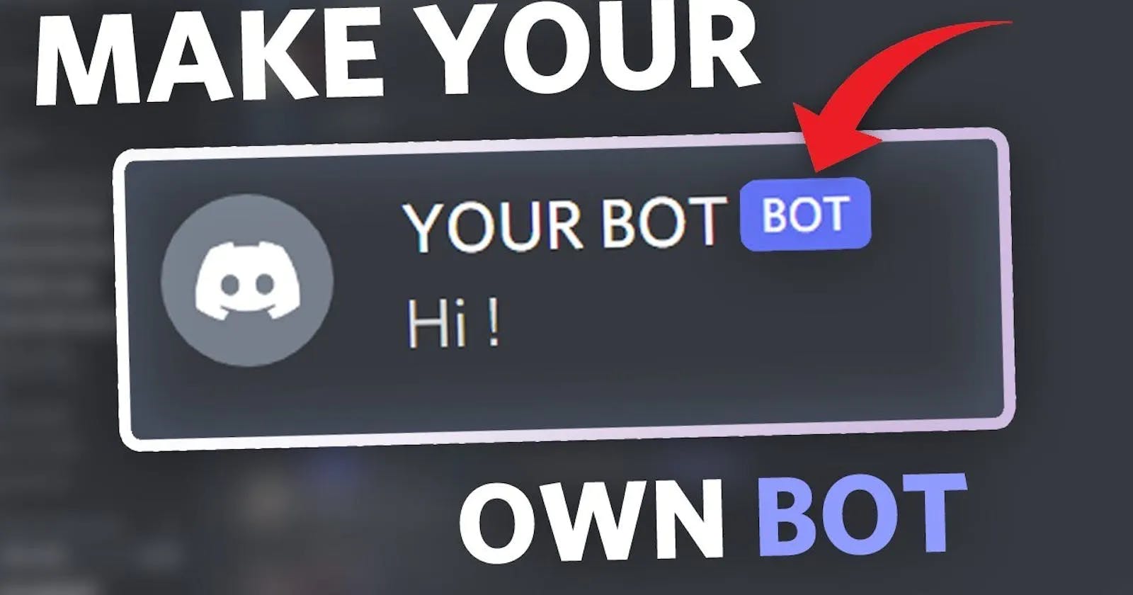How to make a discord bot without any coding