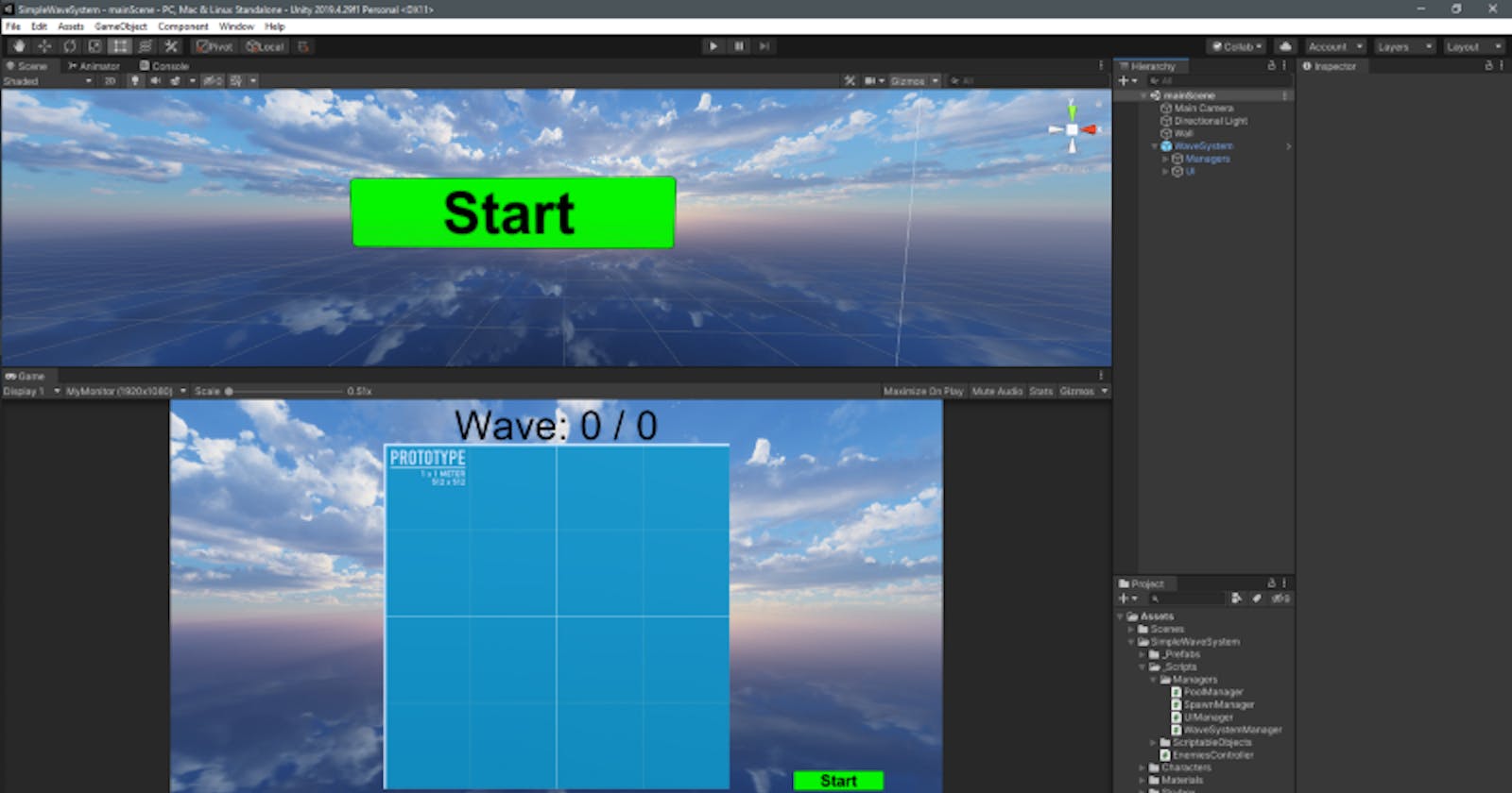 A Simple Wave System on Unity