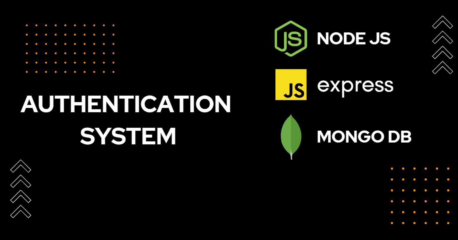 Authentication System in Node Js, Express and MongoDB