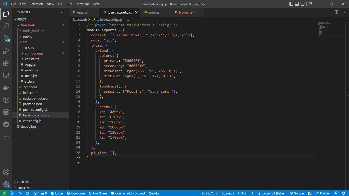 tailwind.config.cjs - React - Visual Studio Code 11_15_2022 1_54_45 AM.png
