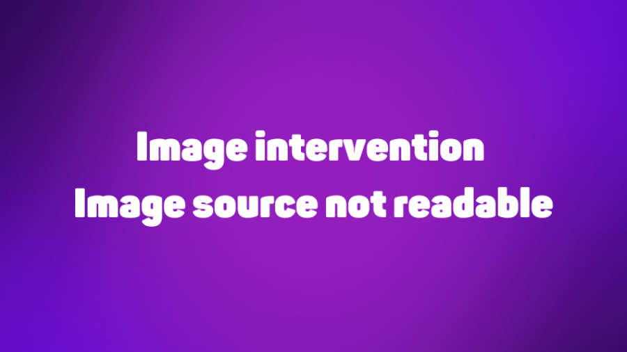 Image intervention - Image source not readable