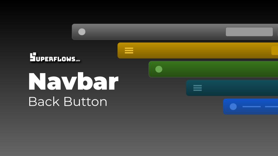 How to Add a Back Button to your React Navbar