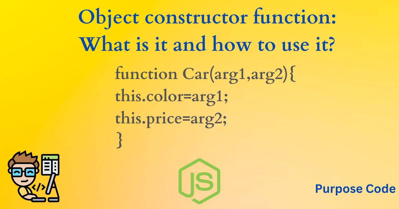 Object constructor functions: How does a constructor in javascript work?
