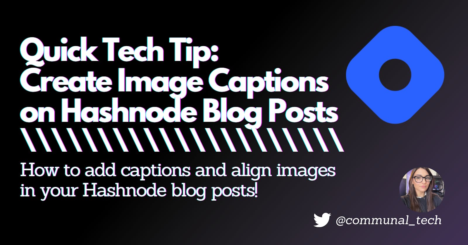 Quick Tech Tip: Create Image Captions on Hashnode