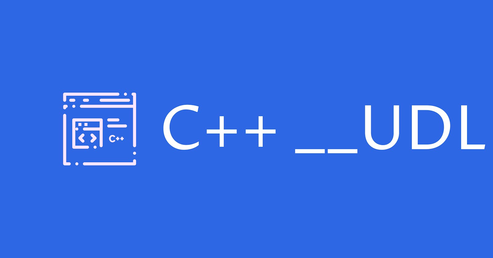 Understanding C++ User Defined Literals