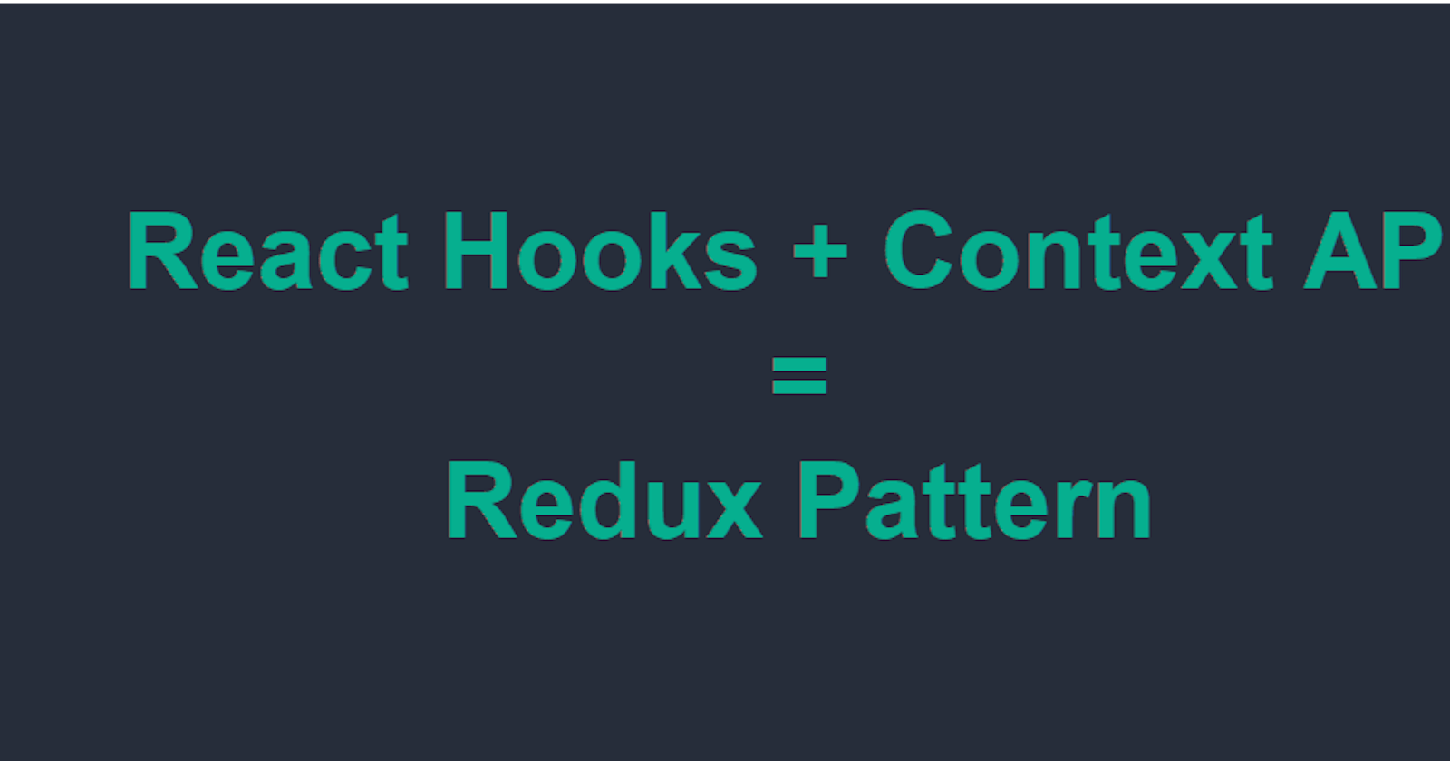 3 steps to create a custom state management library with React Hooks and Context API