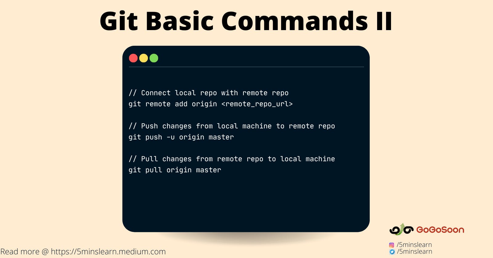 Push your code to remote repo - Getting Started with Git Basics 2