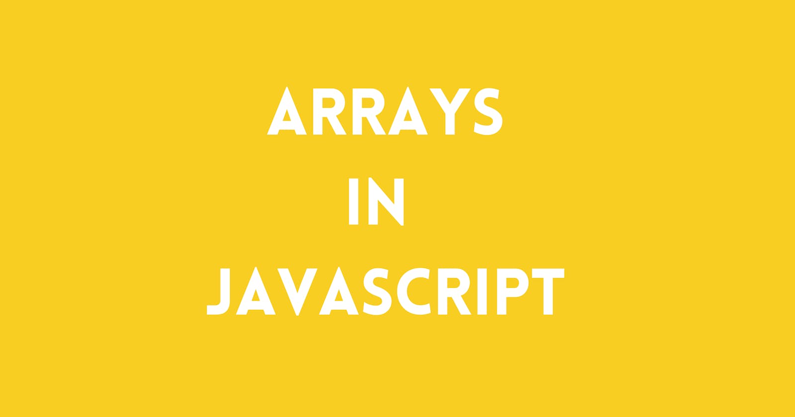 Array Methods In JavaScript