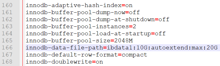 the innodb-data-file-path Setting in my.cnf