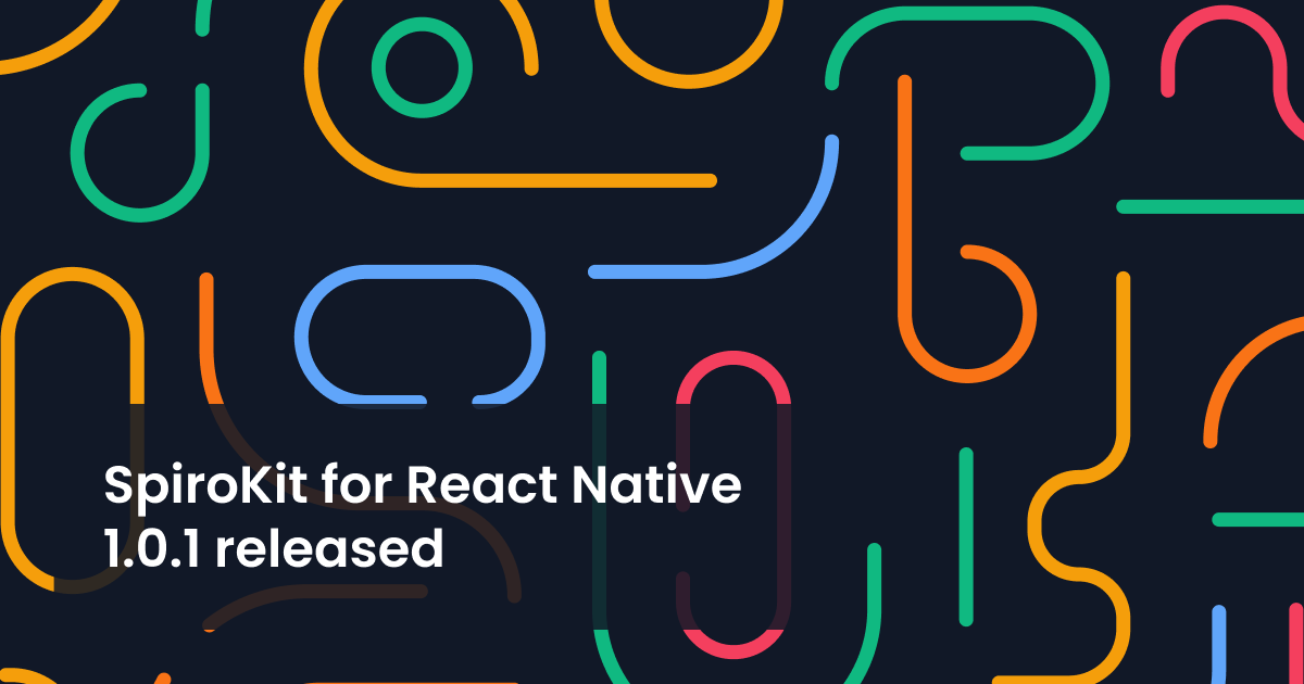 Spirokit SpiroKit for React Native 1.0.1 released