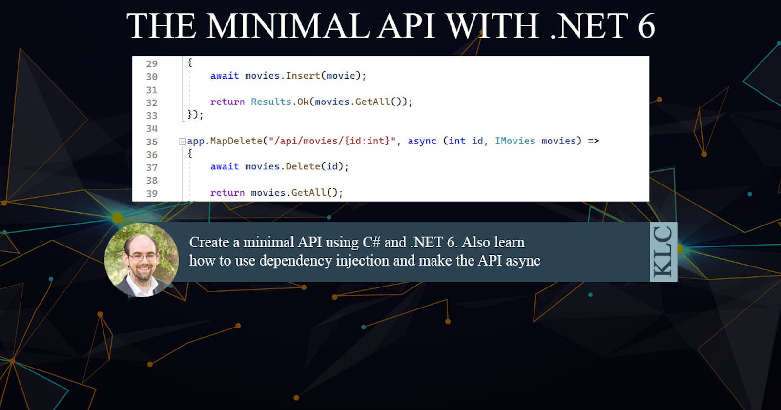 A minimal API with .NET 6 using C#