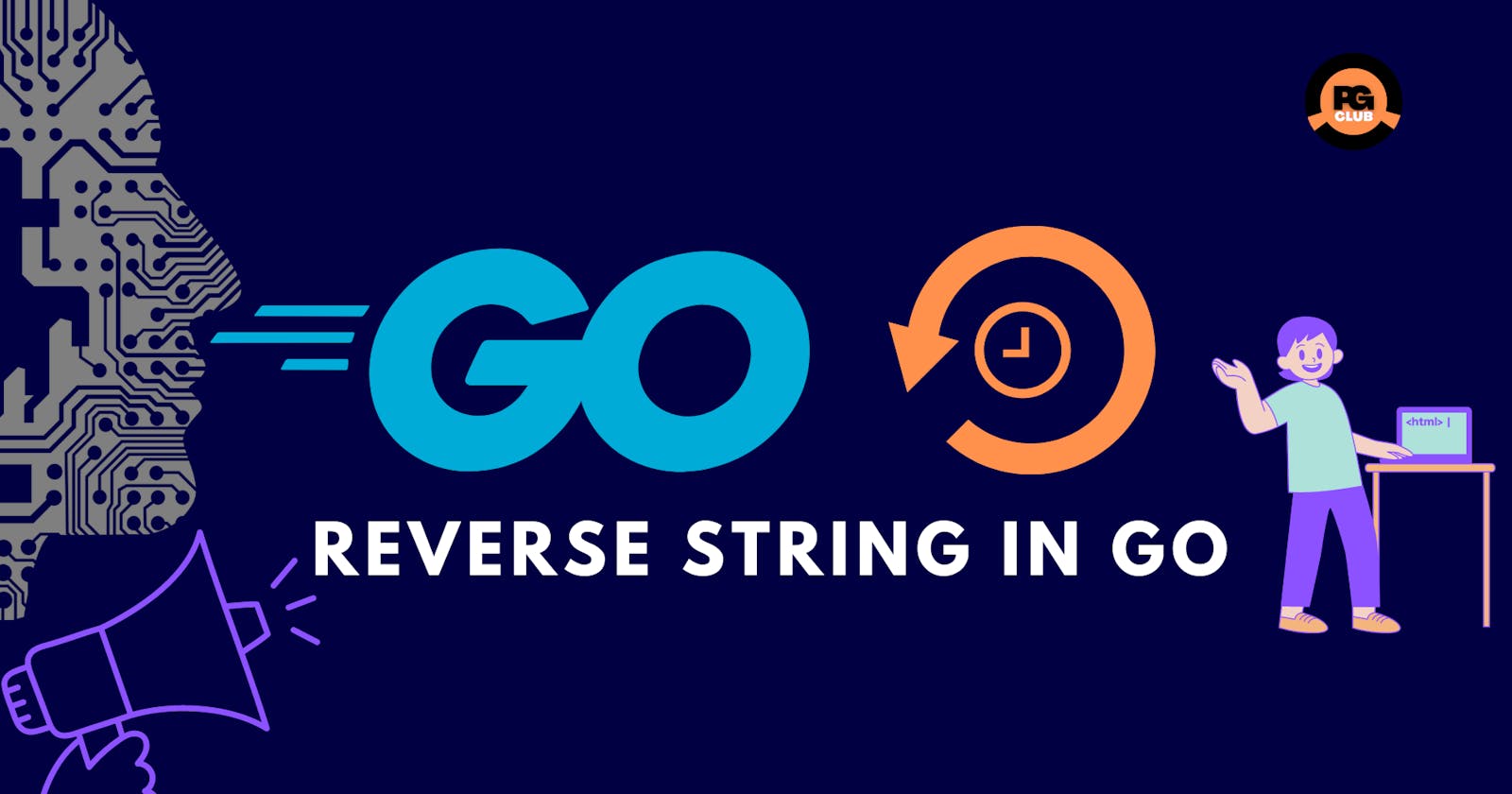 Reverse string in Golang