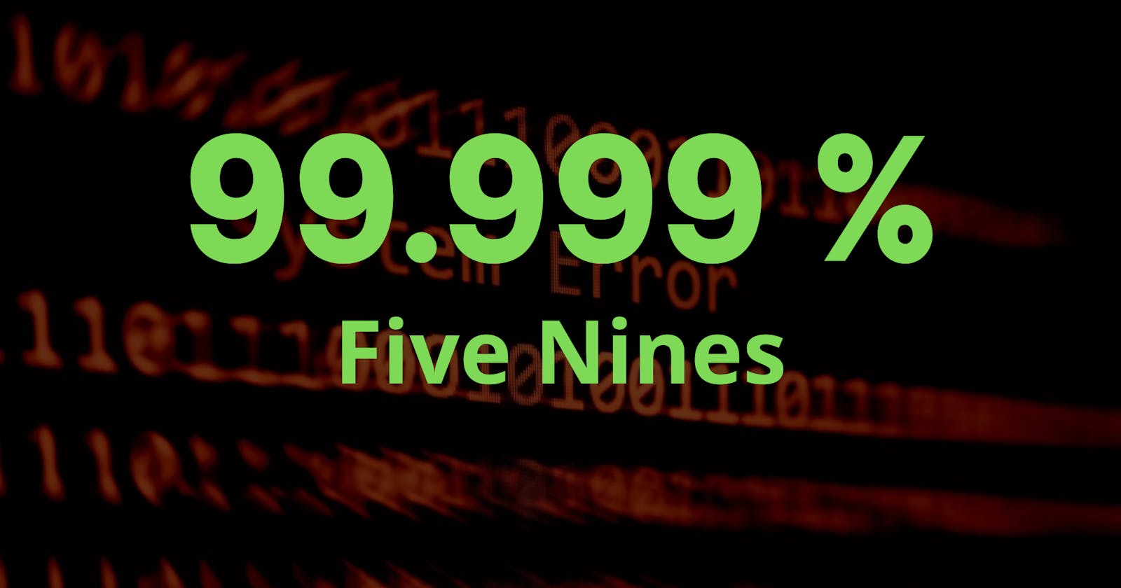 What Does "Five Nines" Mean?