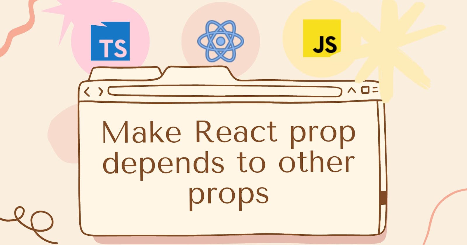 Make React prop depends to other props