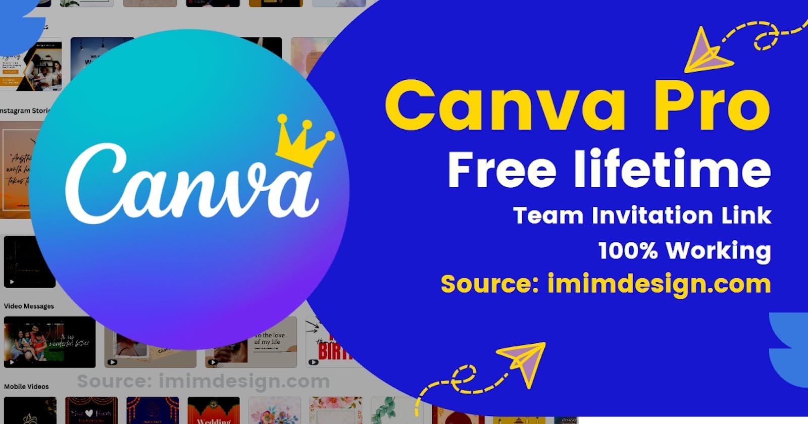 Get Canva Pro for Free Lifetime 2023