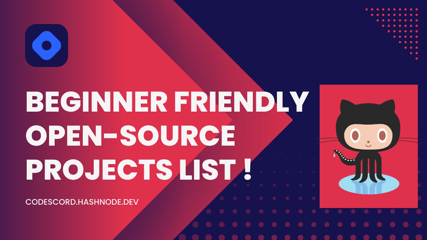 Beginner Friendly Open-Source Projects List !