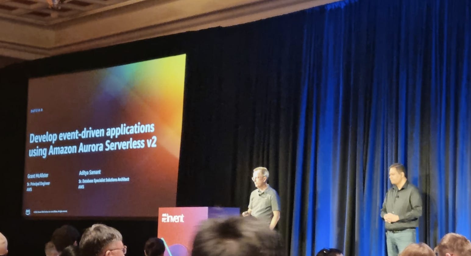Re:Invent 2022 day 2 - Scaling RDS Aurora Serverless V2 with AWS Lambda