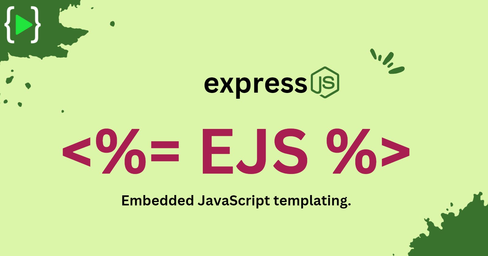 Using EJS as a Template Engine in your Express App