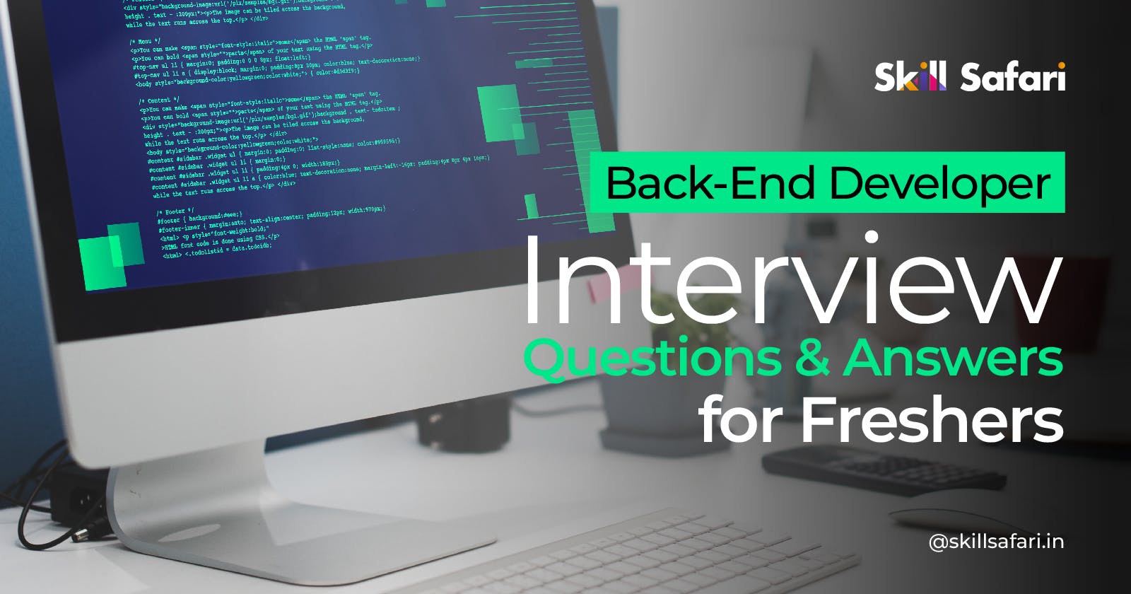 Back-End Developer Interview Questions And Answers For Freshers