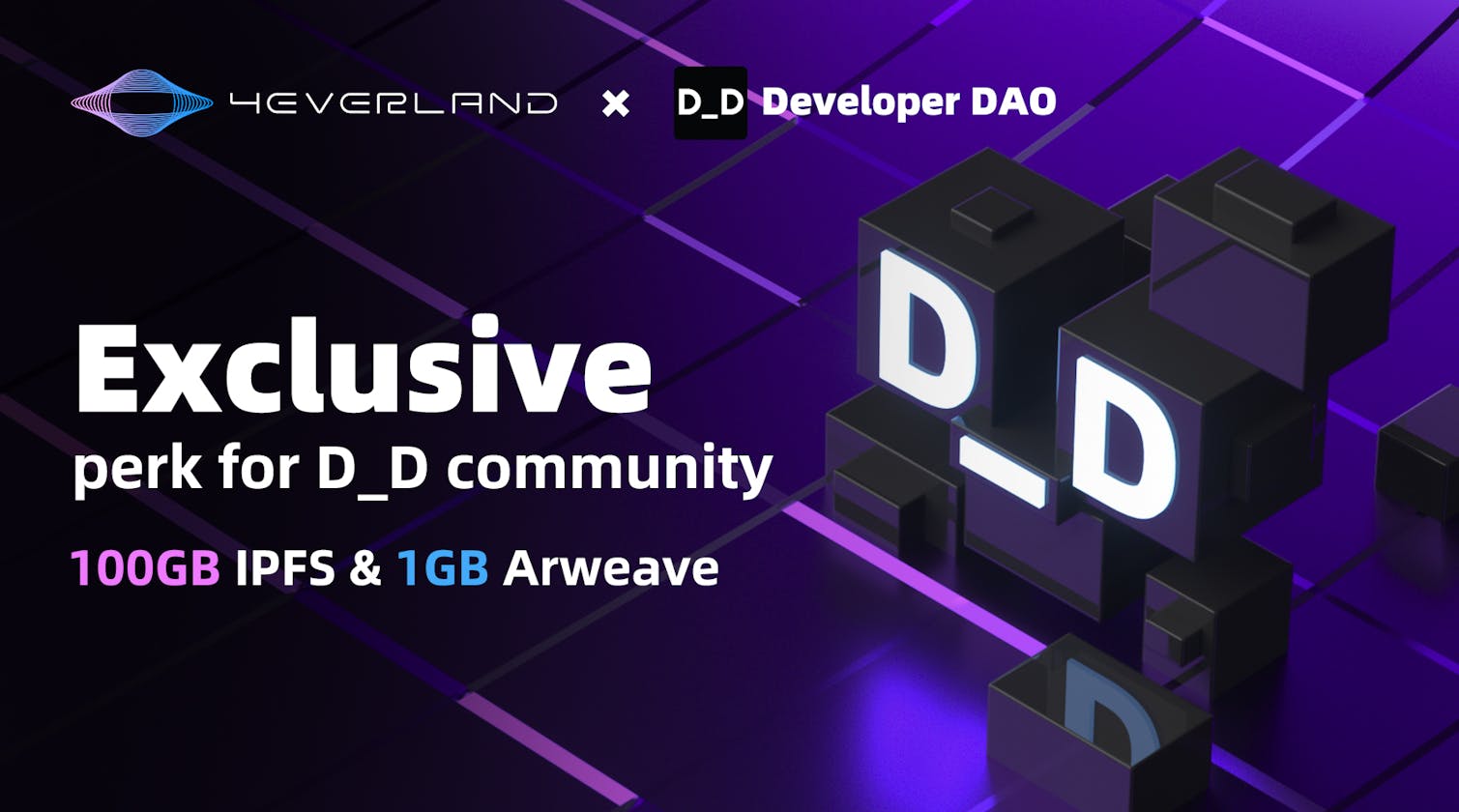 4EVERLAND_D: Facilitate Web3 developers BUIDL on top of decentralized storage