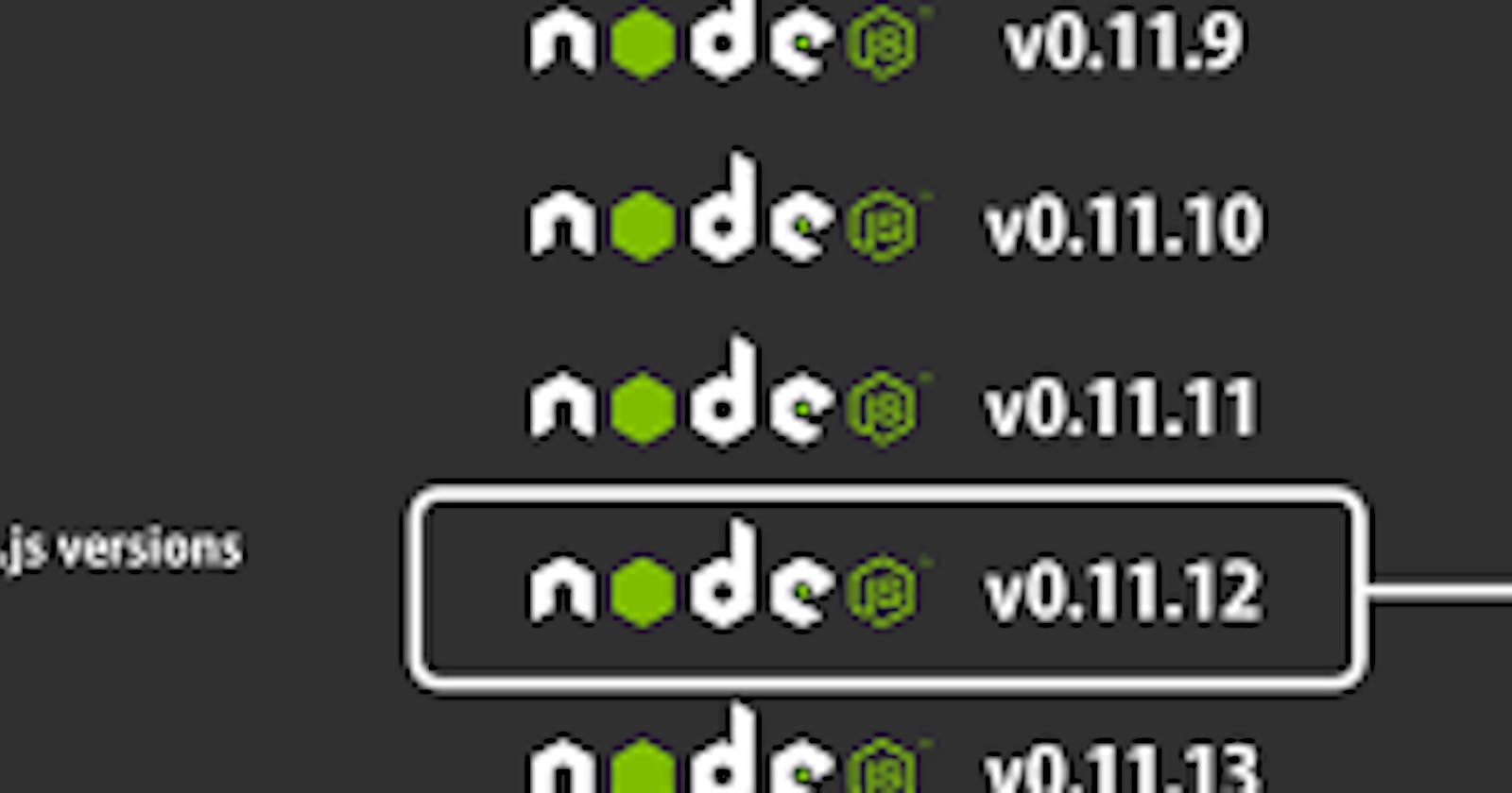How to Install and switch Node.js versions with NVM