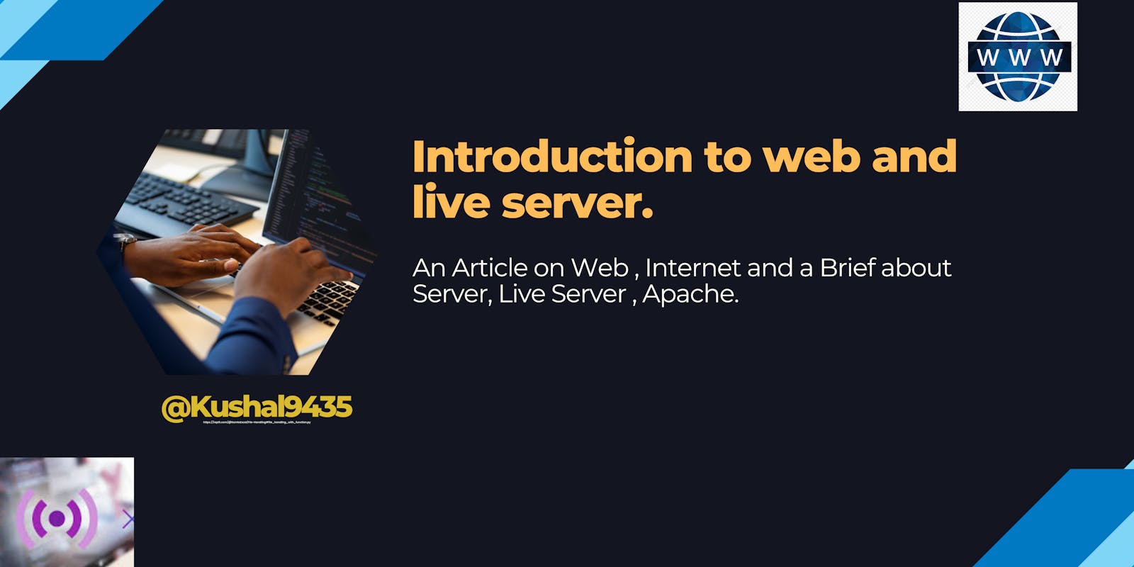 Introduction to web and live server.