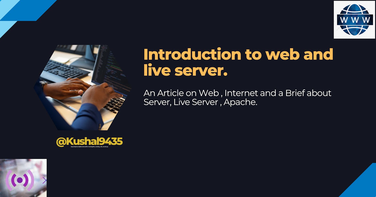 Introduction to web and live server.