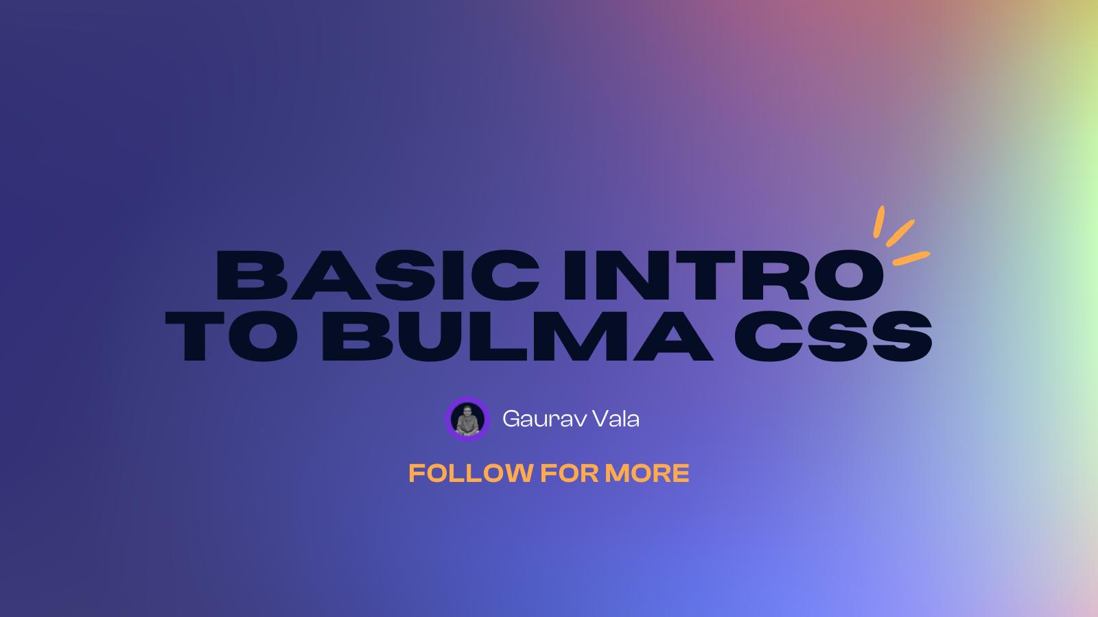 Basic Intro to Bulma CSS