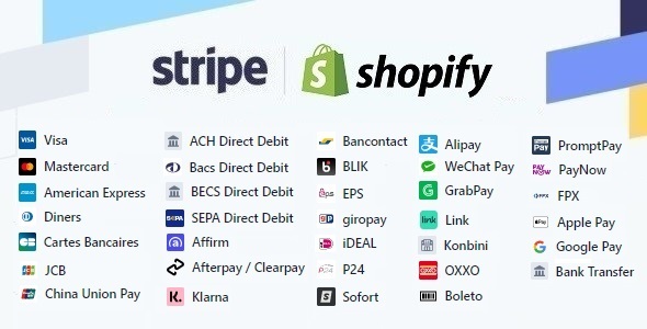 Stripe For Shopify - Accept Up To 25+ Payment Methods