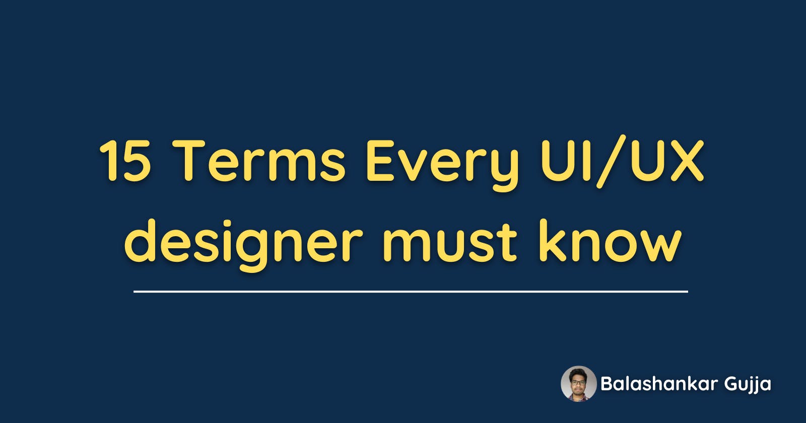 UI/UX Terminology