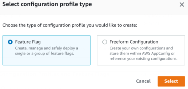 Feature Flag configuration profile type