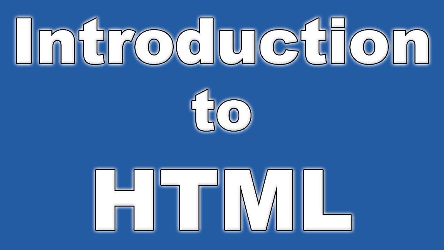 Introduction To Web & HTML.
