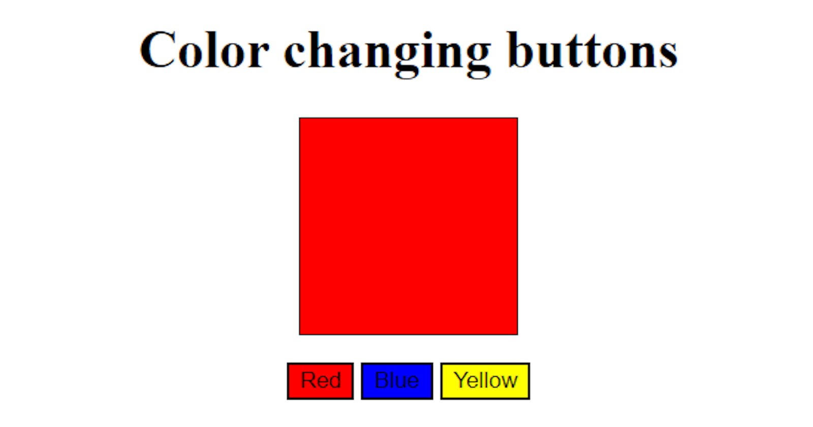 Color changing buttons
