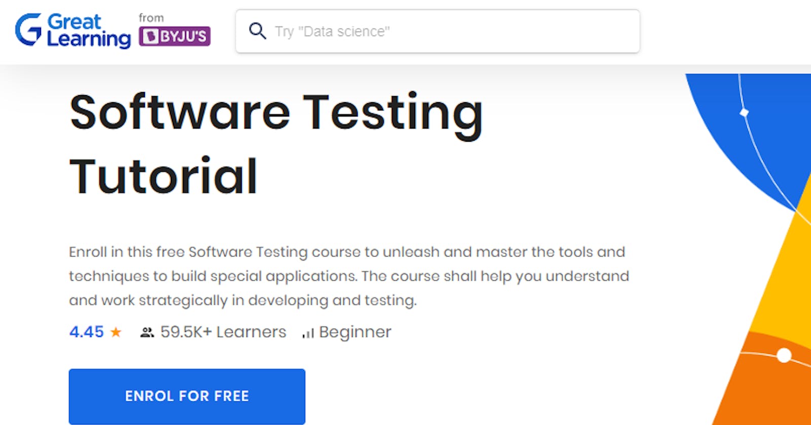 [Great Learning] Software Testing Tutorial