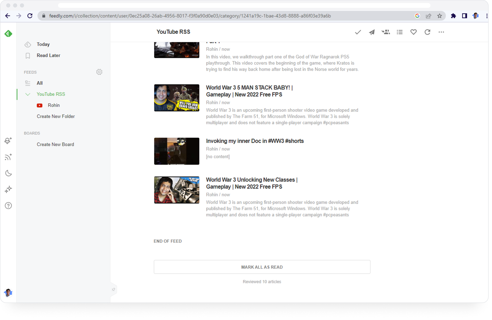 Create a YouTube RSS Feed With Vastly Increased Limits