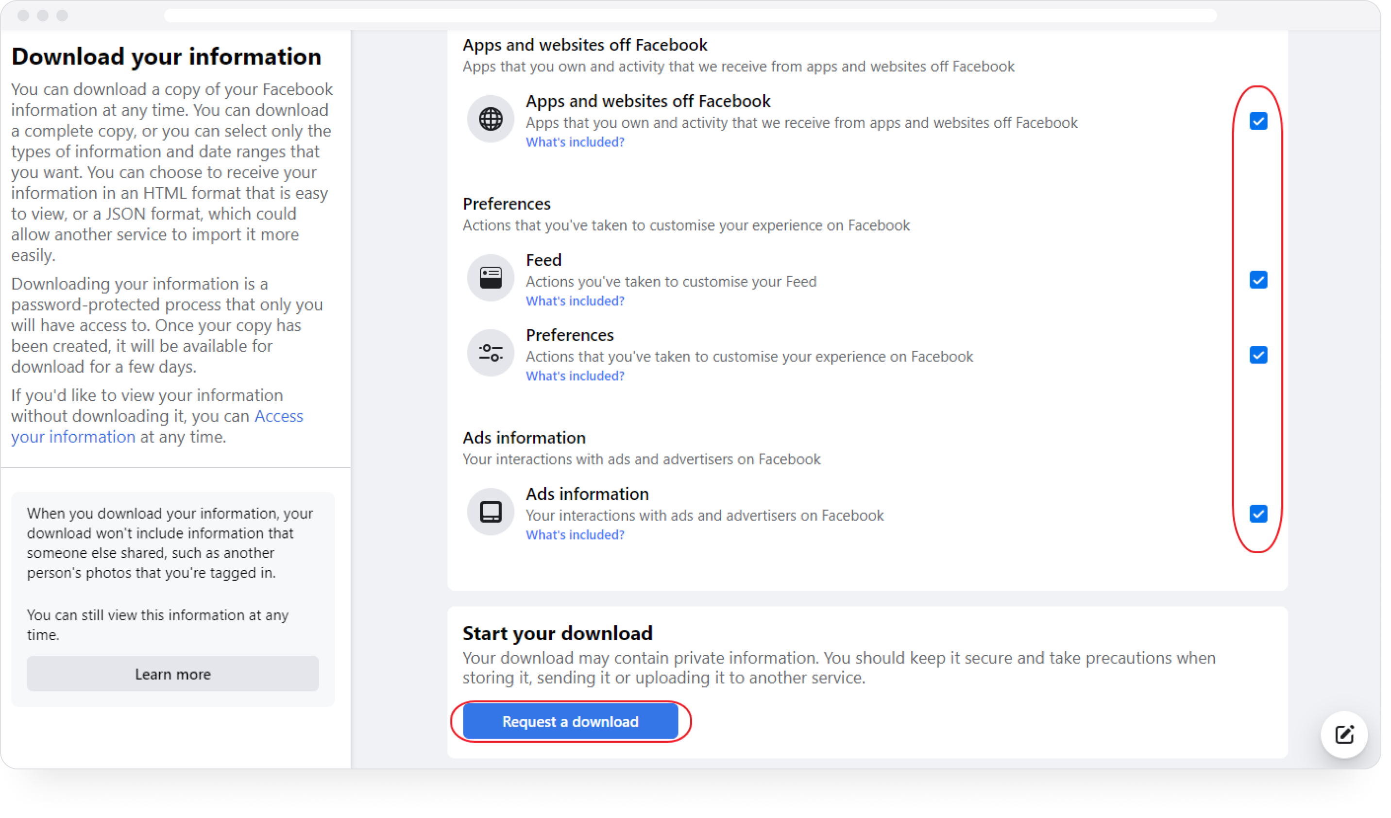 Backup Facebook  Create an auto-updating Facebook backup