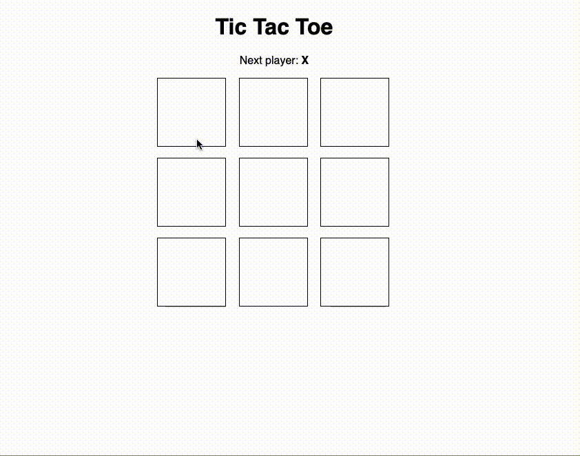 Tic Tac Toe App