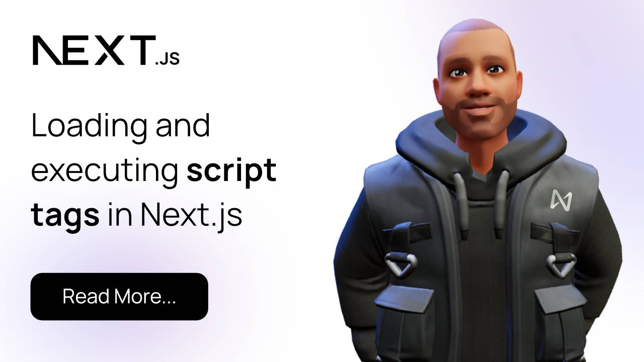 Next.js Loads script tags but it doesn't execute them