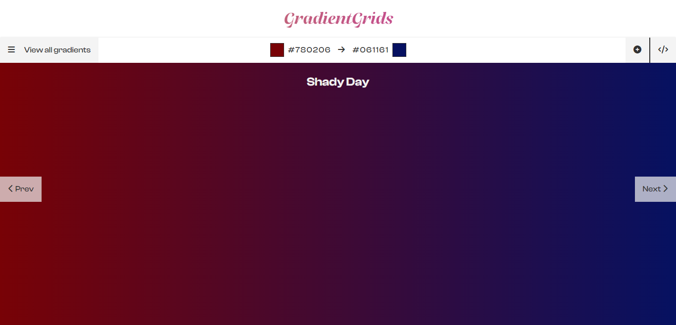 Main Page Of Gradient Grids