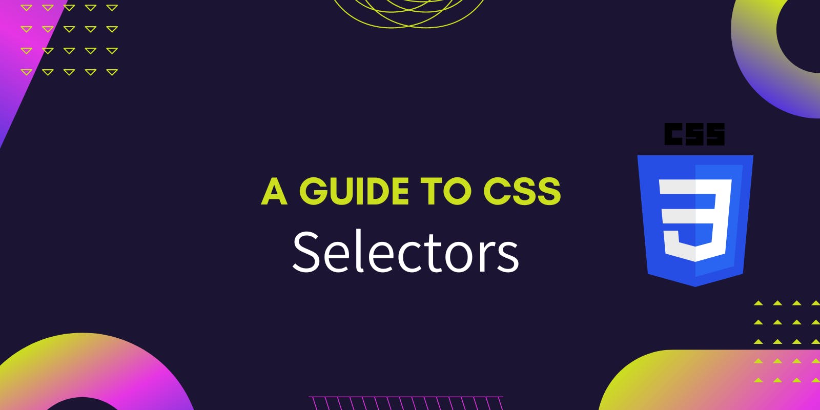A Guide to CSS selectors