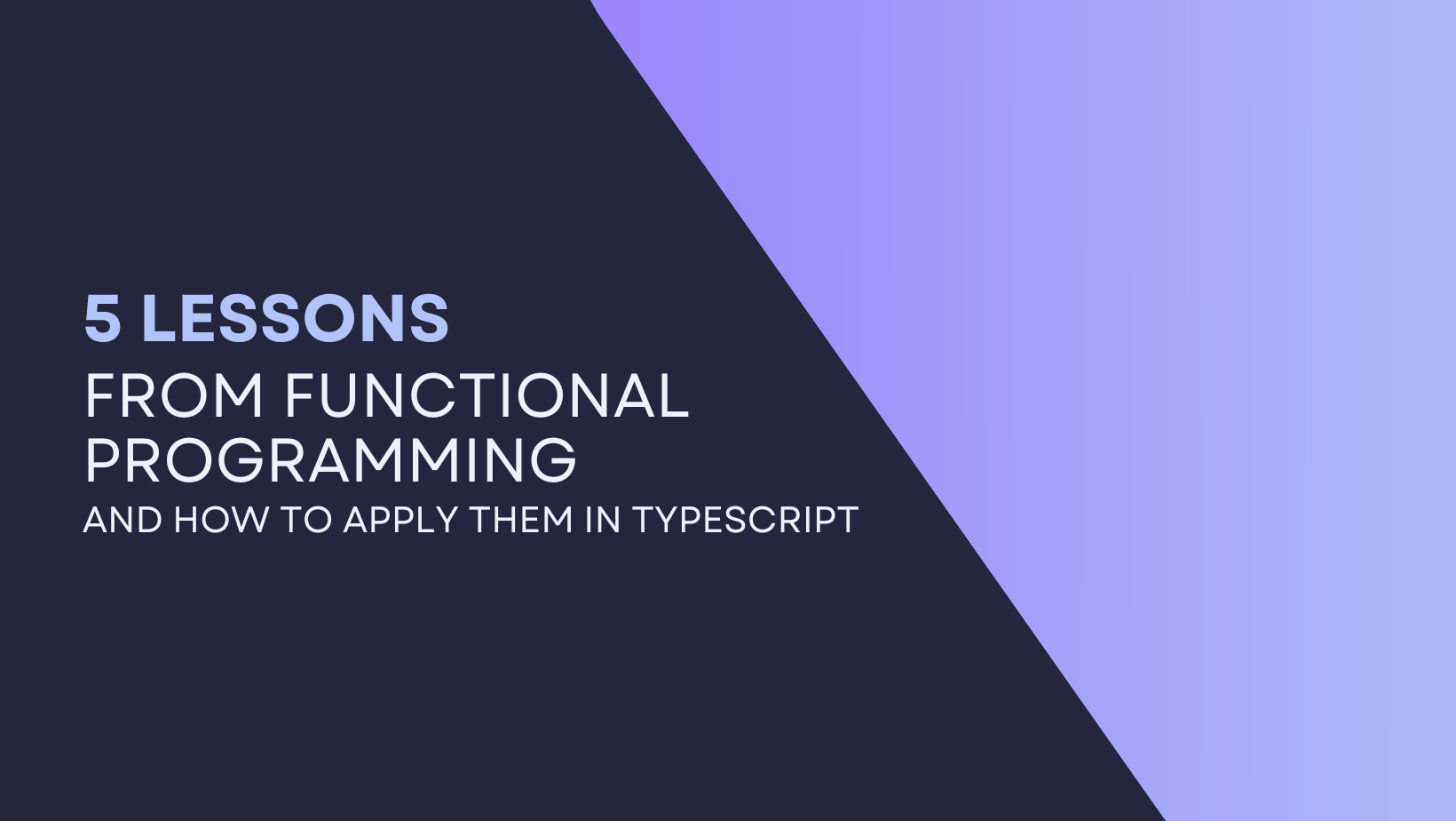 Functional TypeScript