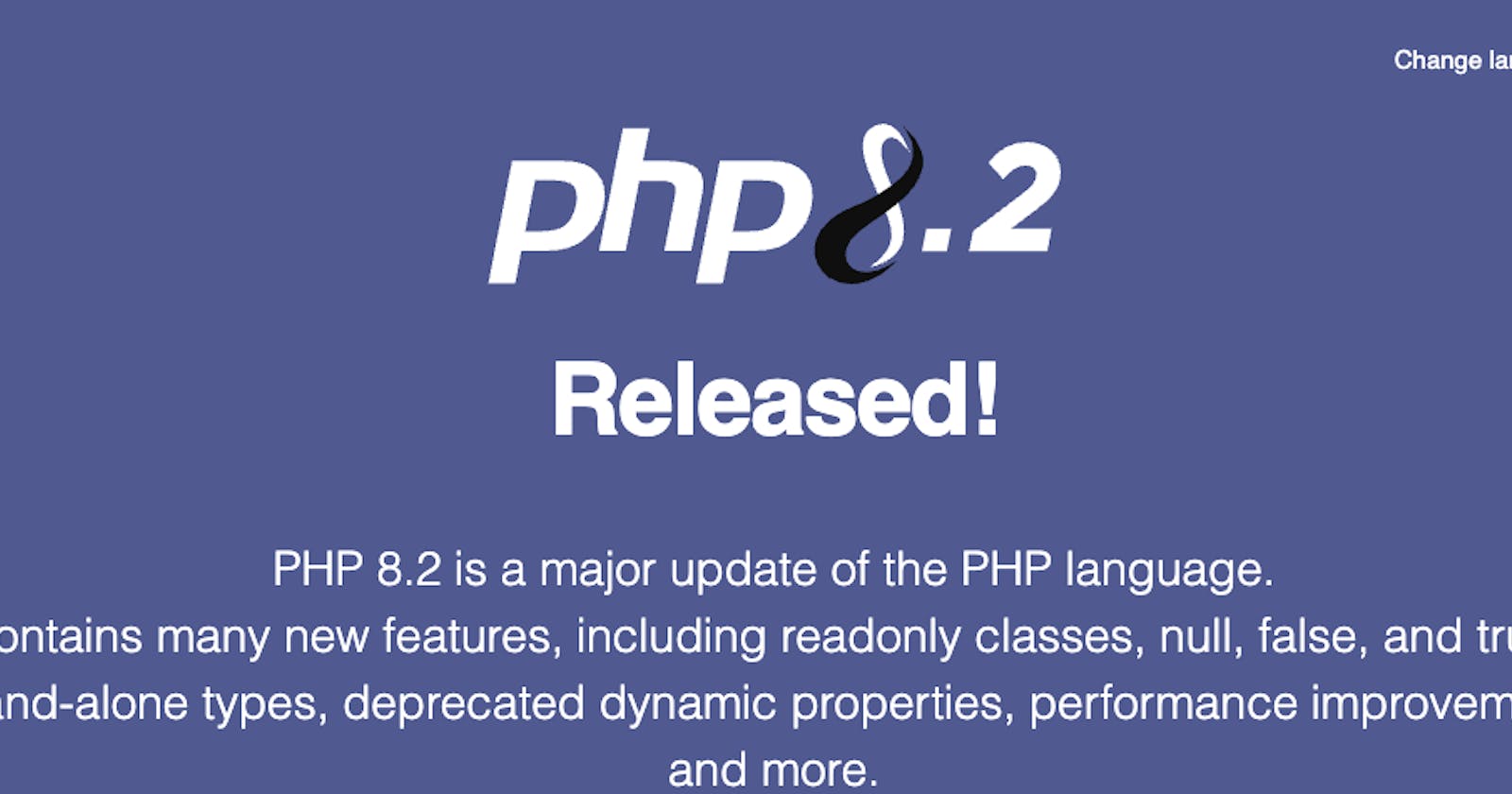 PHP8.2: the modern PHP