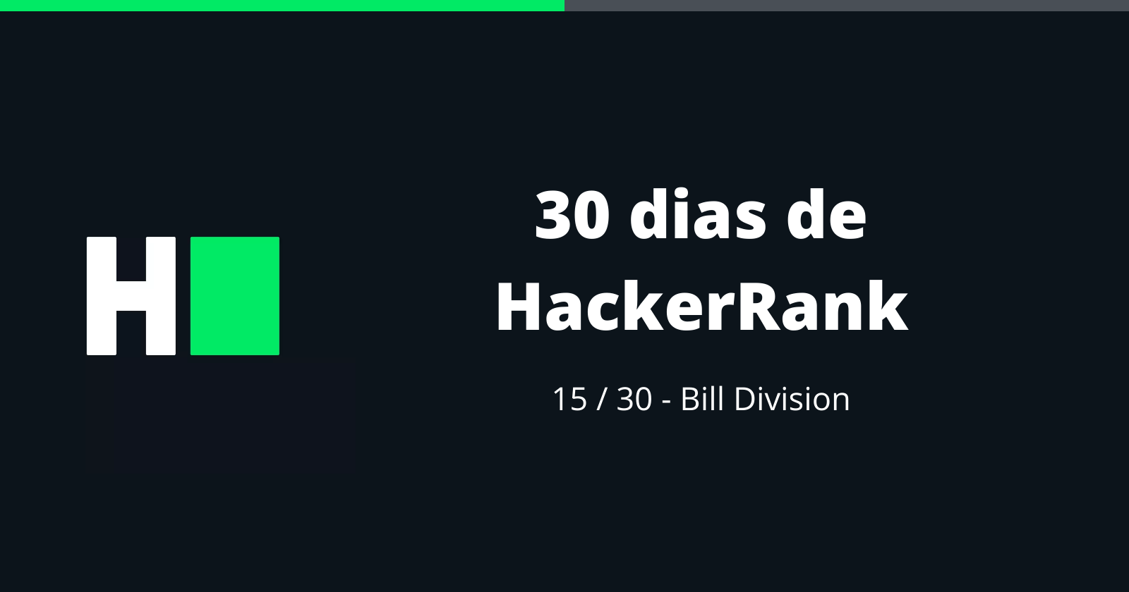 15/30 - 30 Dias de HackerRank