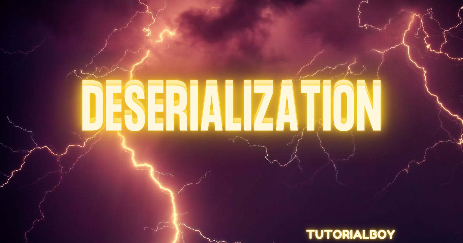 An Unsafe Deserialization Vulnerability and Types of Deserialization