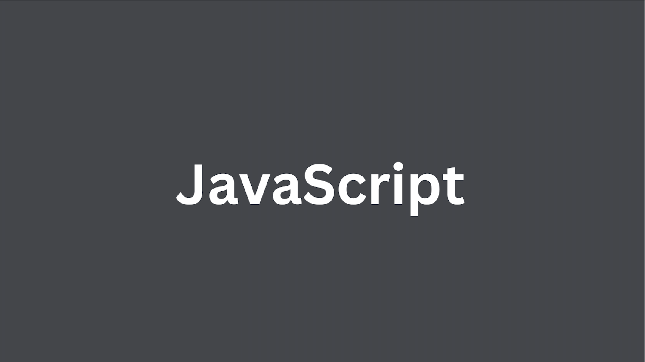 JavaScript