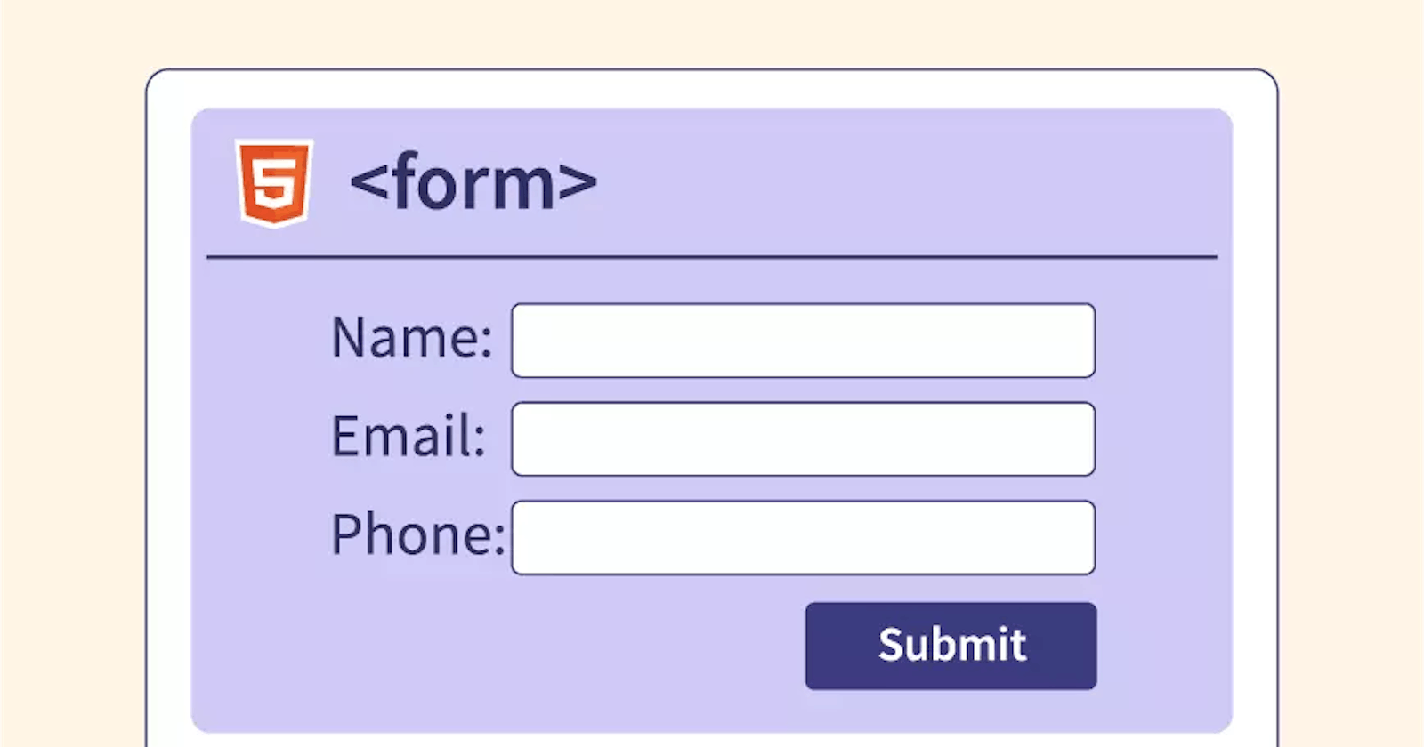 Working with HTML Forms