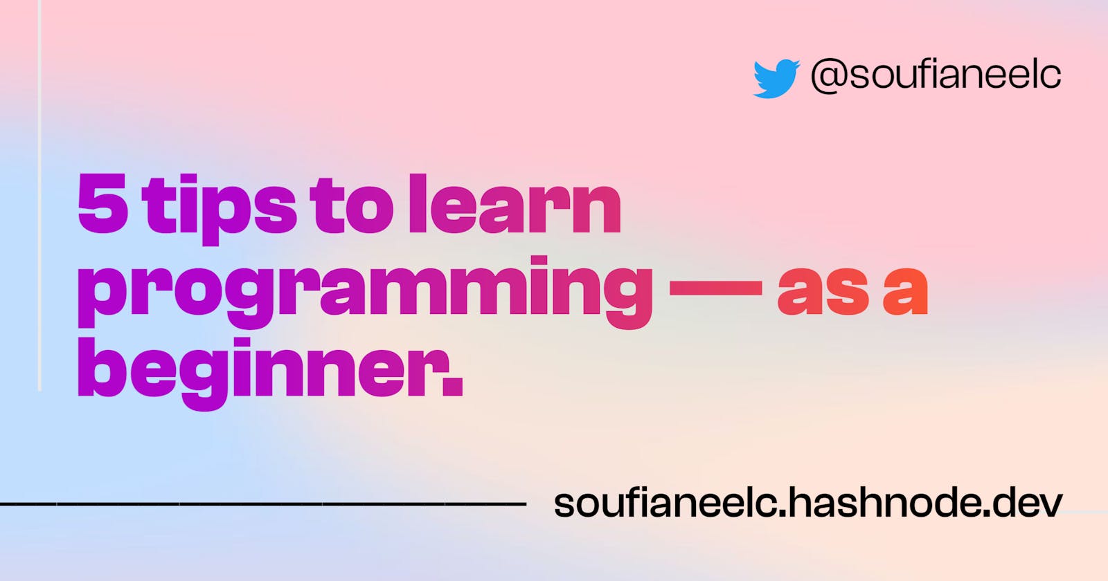 5 tips to learn coding as a beginner!