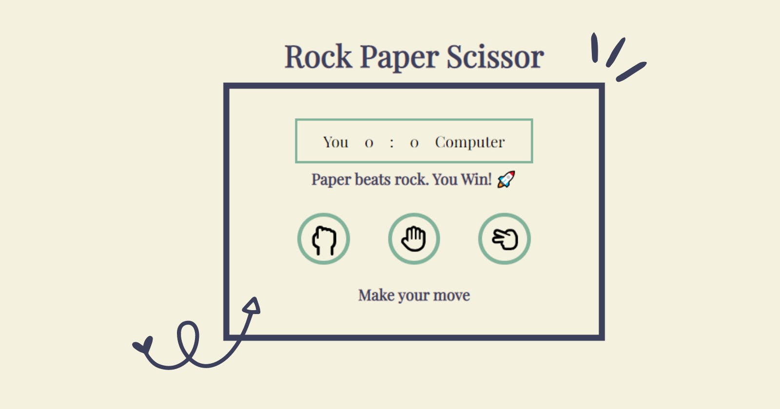 Rock Paper Scissor with Javascript
