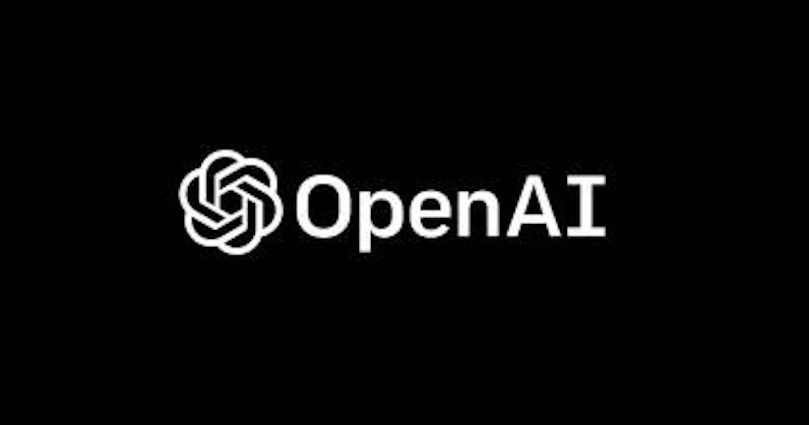 研究 OpenAI 第一篇： API 介紹